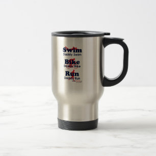 Mug De Voyage Papa de triathlon