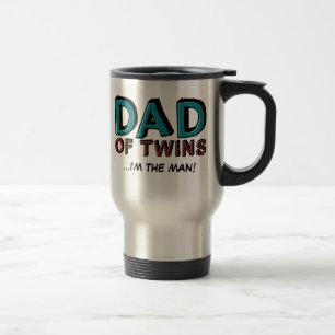 Mug De Voyage Papa de Twins...Je suis l'homme !