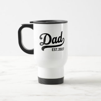 Mug De Voyage Papa Est 2027 Futur Papa Annonce de Bébé