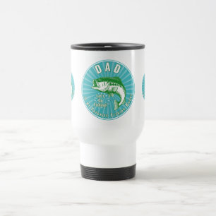 Mug De Voyage Papa est mon compagnon de pêche  