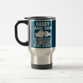 Mug De Voyage Papa Et Son Fils Fist Bump Fist Bomb Fête des père