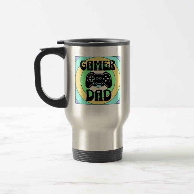 Mug De Voyage Papa joueur (Gauche)