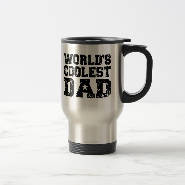 Mug De Voyage Papa le plus froid du monde (Droit)