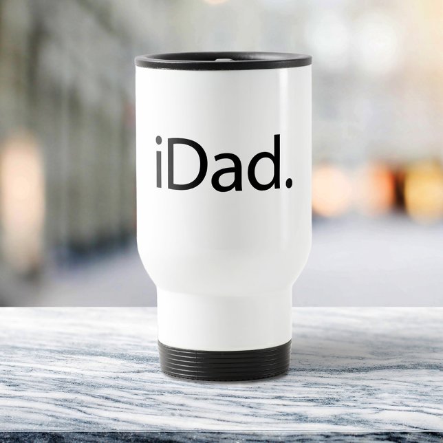 Mug De Voyage Papa. Logo (i Papa) (Créateur téléchargé)