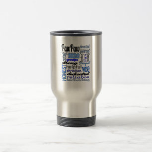 Mug De Voyage Papa loyal fort de grand-papa de fête des pères