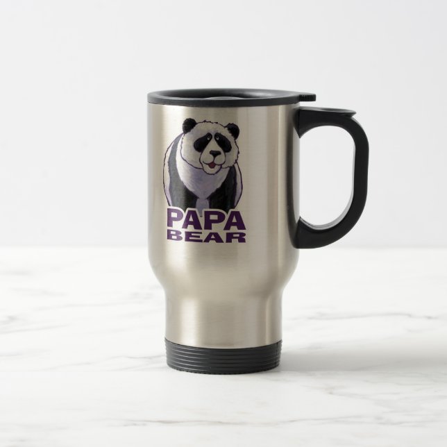 Mug De Voyage Papa ours en peluche (Droit)