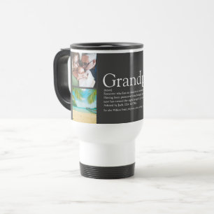 Mug De Voyage Papa Papi Grand-père Définition Gris 4 Photo