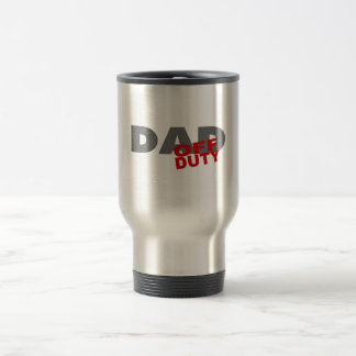 Mug De Voyage Papa qui n'est pas de service (rouge)