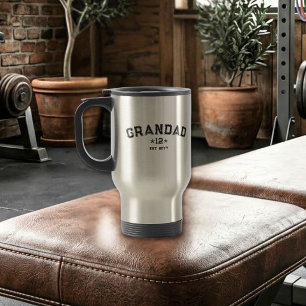 Mug De Voyage Papapa Année de l'université Style Total des Grand