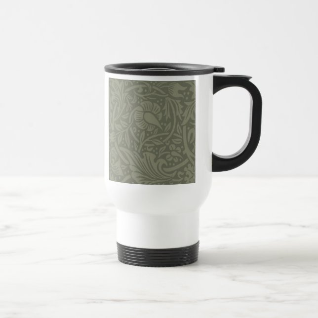 Mug De Voyage Papier peint floral Narcisse William Morris (Droite)
