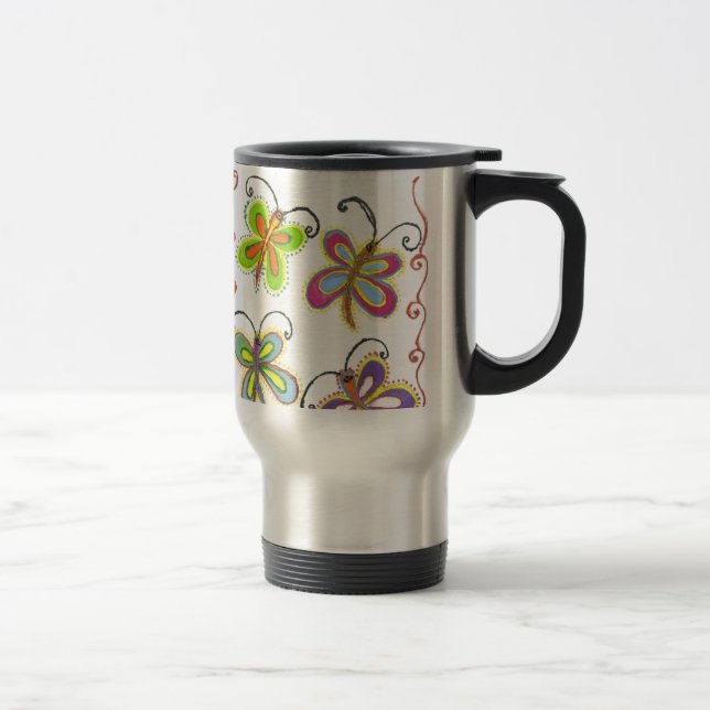 Mug De Voyage Papillon (Droit)