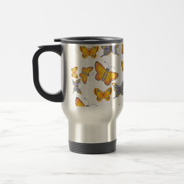 Mug de voyage Papillon (Gauche)