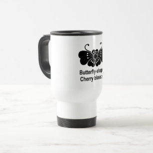 Mug De Voyage Papillon de cerisier