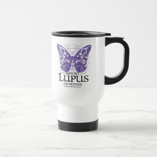Mug De Voyage Papillon de lupus (Droite)
