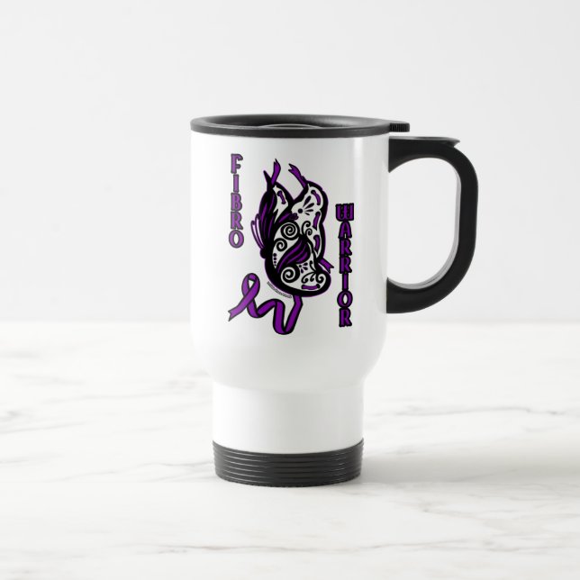 Mug De Voyage Papillon/Ruban...Mug Fibro Travel (Droite)