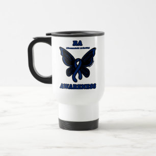 Mug De Voyage Papillon/sensibilisation...Arthrite rhumatoïde