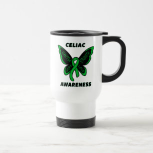 Mug De Voyage Papillon/Sensibilisation...Céliaque