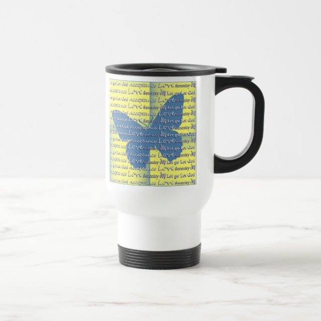 Mug De Voyage Papillon Slogan (Droite)