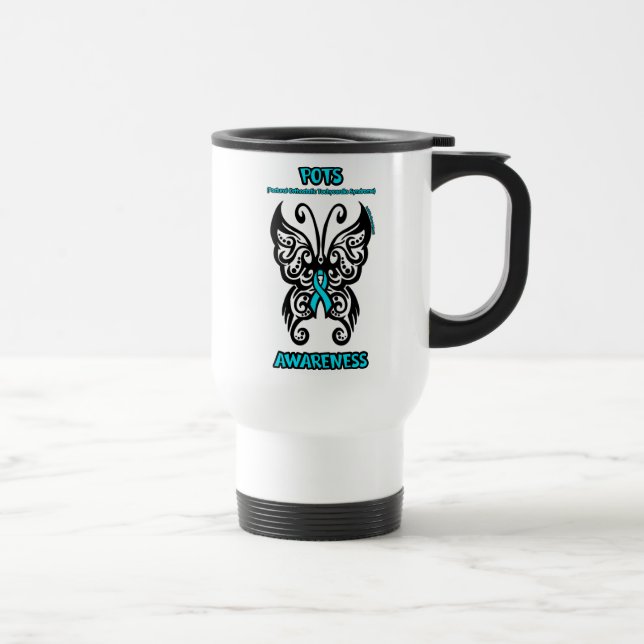 Mug De Voyage Papillon/Tribal...POTS (Droite)