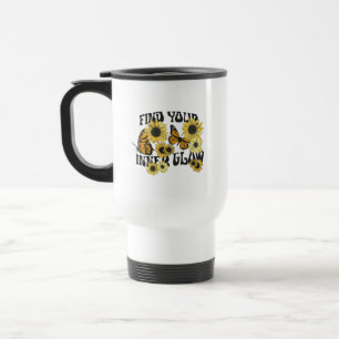 Mug De Voyage Papillon vintage   Trouvez votre lumière intérieur