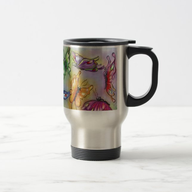 Mug De Voyage Papillons (Droit)