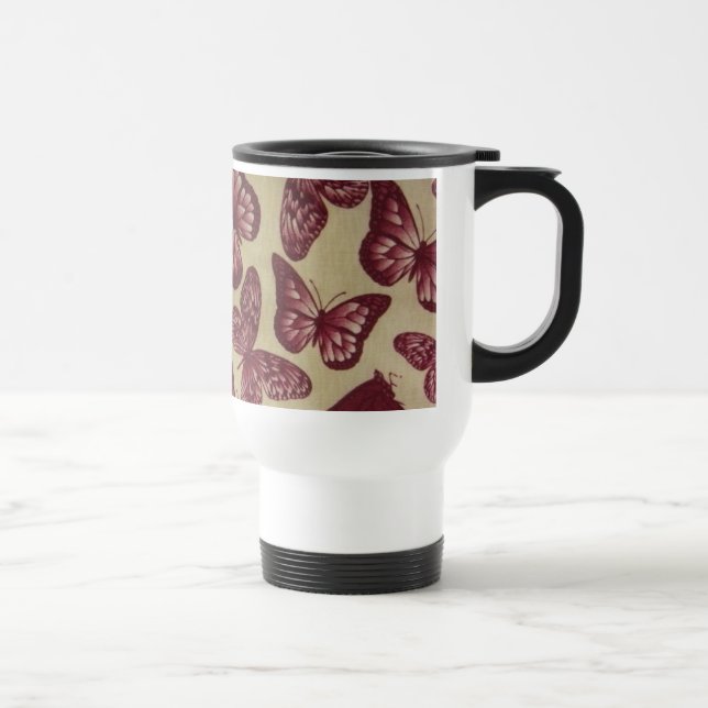 Mug De Voyage Papillons pourpres (Droite)