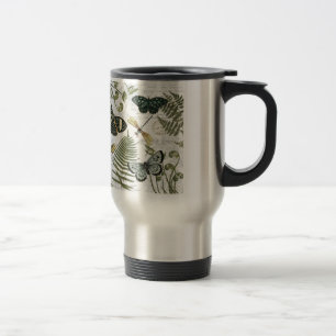 Mug De Voyage papillons vintages et libellules modernes