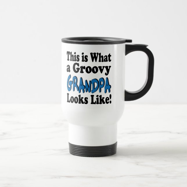Mug De Voyage Papy Groovy (Droite)