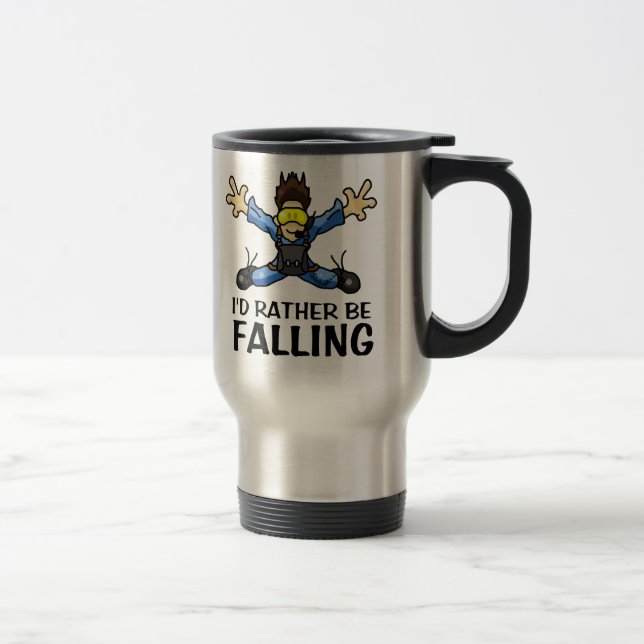 Mug De Voyage Parachutisme (Droit)