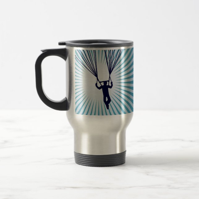Mug De Voyage parachutisme extrèmement haut (Gauche)