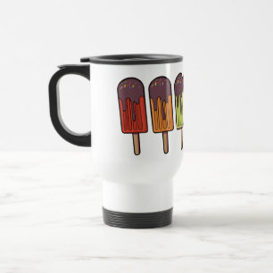 Mug De Voyage Parade de sucettes glacées arc-en-ciel
