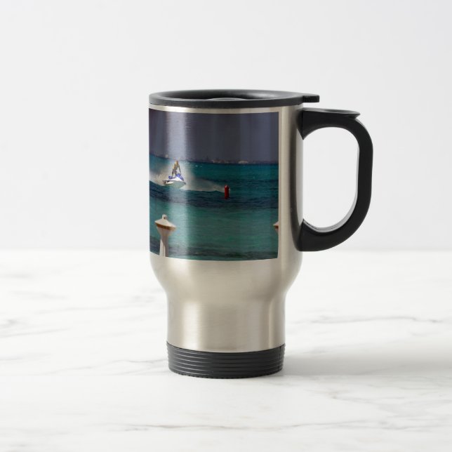 Mug De Voyage Paradis du Jet Ski (Droit)