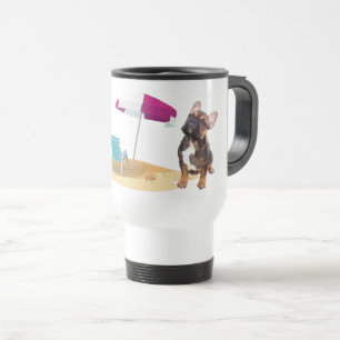 Mug De Voyage Parasol Bouledogue Français French Bulldog