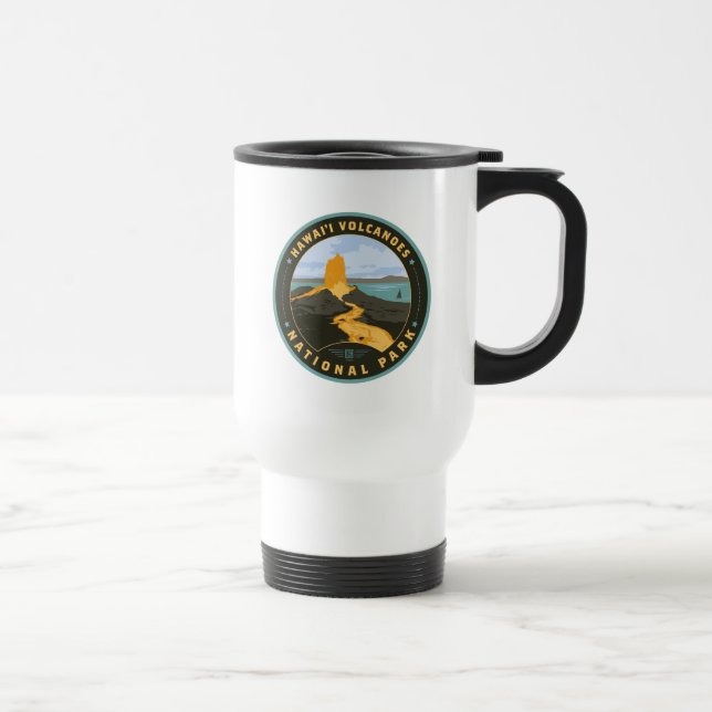 Mug De Voyage Parc national des volcans d'Hawaii (Droite)