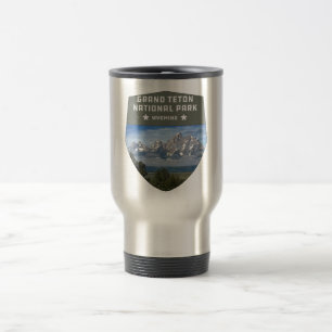 Mug De Voyage Parc national du Grand Teton, rétro vintage
