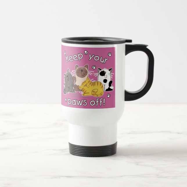 Mug De Voyage Pars ! (Chat) (Droite)