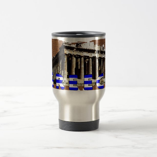 Mug De Voyage Parthenon Grèce (Centre)