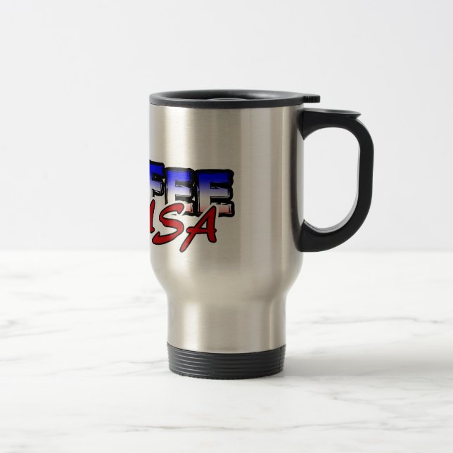 Mug De Voyage Partie Etats-Unis de café (Droit)