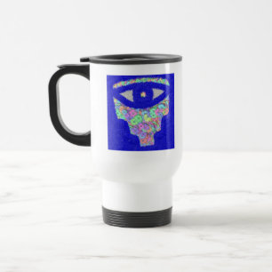 Mug De Voyage Parties scintillant ח מ ס hamsa florale