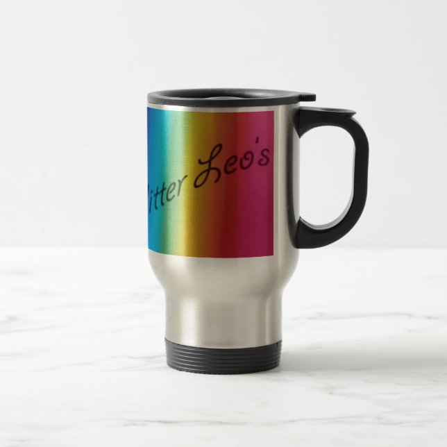Mug De Voyage Parties scintillant Leo (Droit)