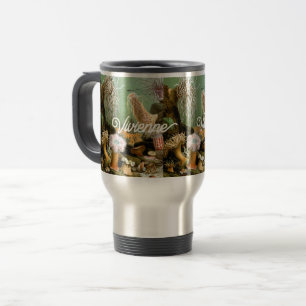 Mug De Voyage Paruline avec poignée, couvercle et paille, inoxyd