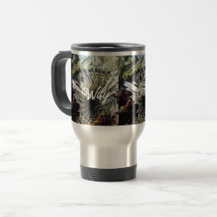 Mug De Voyage Paruline personnalisée avec poignée, couvercle et