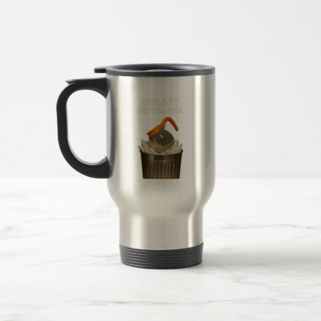 Mug De Voyage Pas de chaudière café en acier décaf (Gauche)