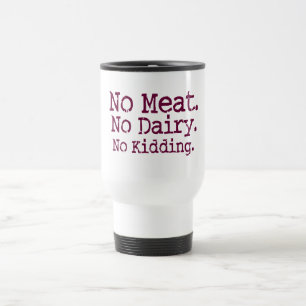 Mug De Voyage Pas de message Vegan de viande