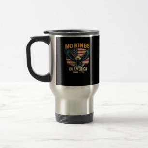 Mug De Voyage Pas de rois en Amérique depuis 1776 Graphique vint