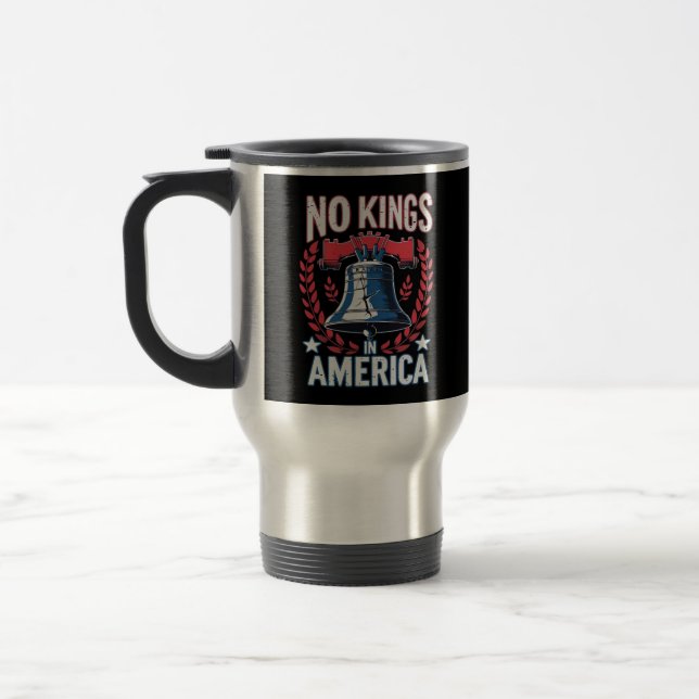 Mug De Voyage Pas de rois en Amérique Design Classique Graphique (Gauche)