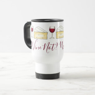 Mug De Voyage Pas de vin ? Fromage de brique en verre de verre d