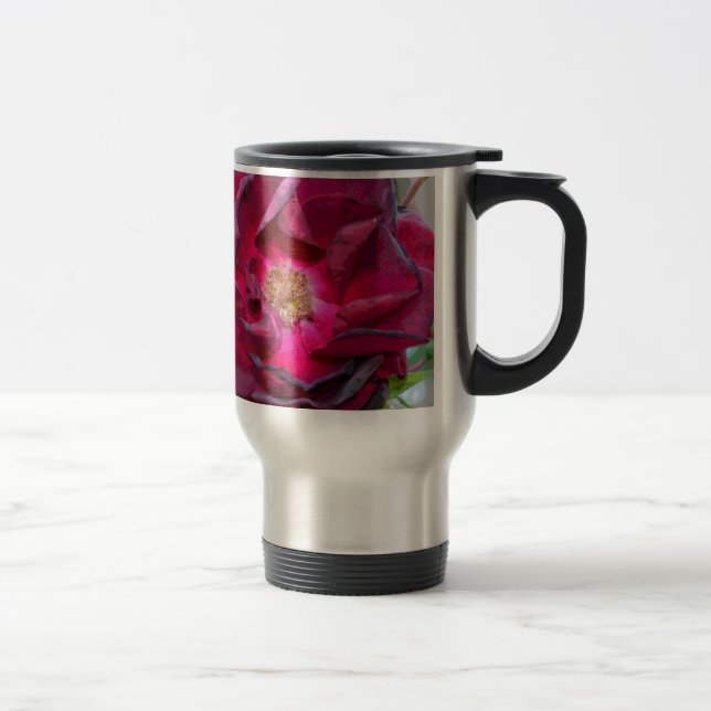 Mug De Voyage Passion Burgandy Flower (Droit)