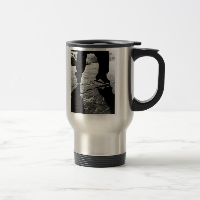 Mug De Voyage Patinage vintage (Droit)