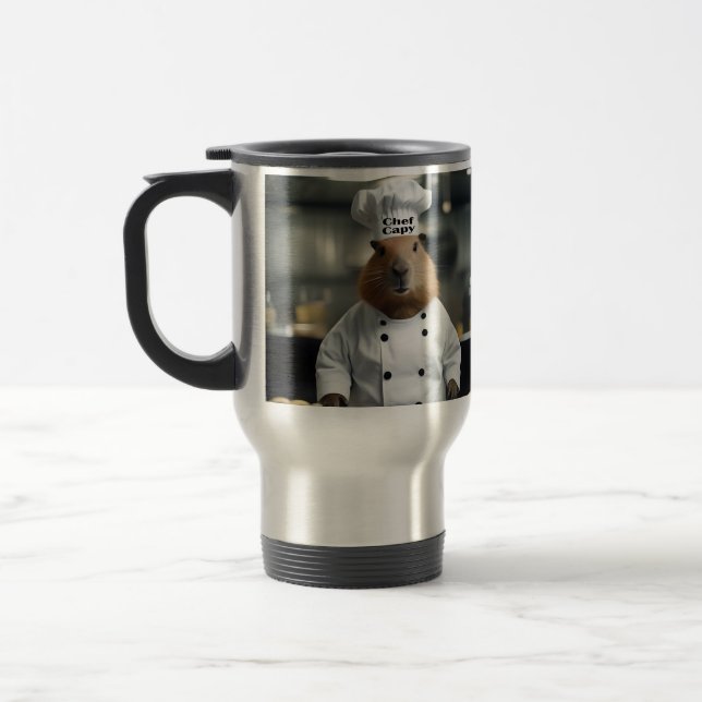 Mug De Voyage Pâtisserie : La Capybara Culinaire (Gauche)